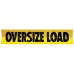 Aluminum Hinged Oversize Load Sign (18" X 84") - For Tractor & Trailer 